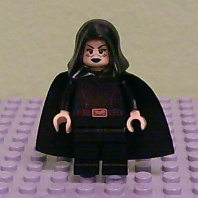 LEGO Minifigure -- Barriss Offee - Black Cape and Hood-Star Wars -- SW0269 -- Creative Brick Builders